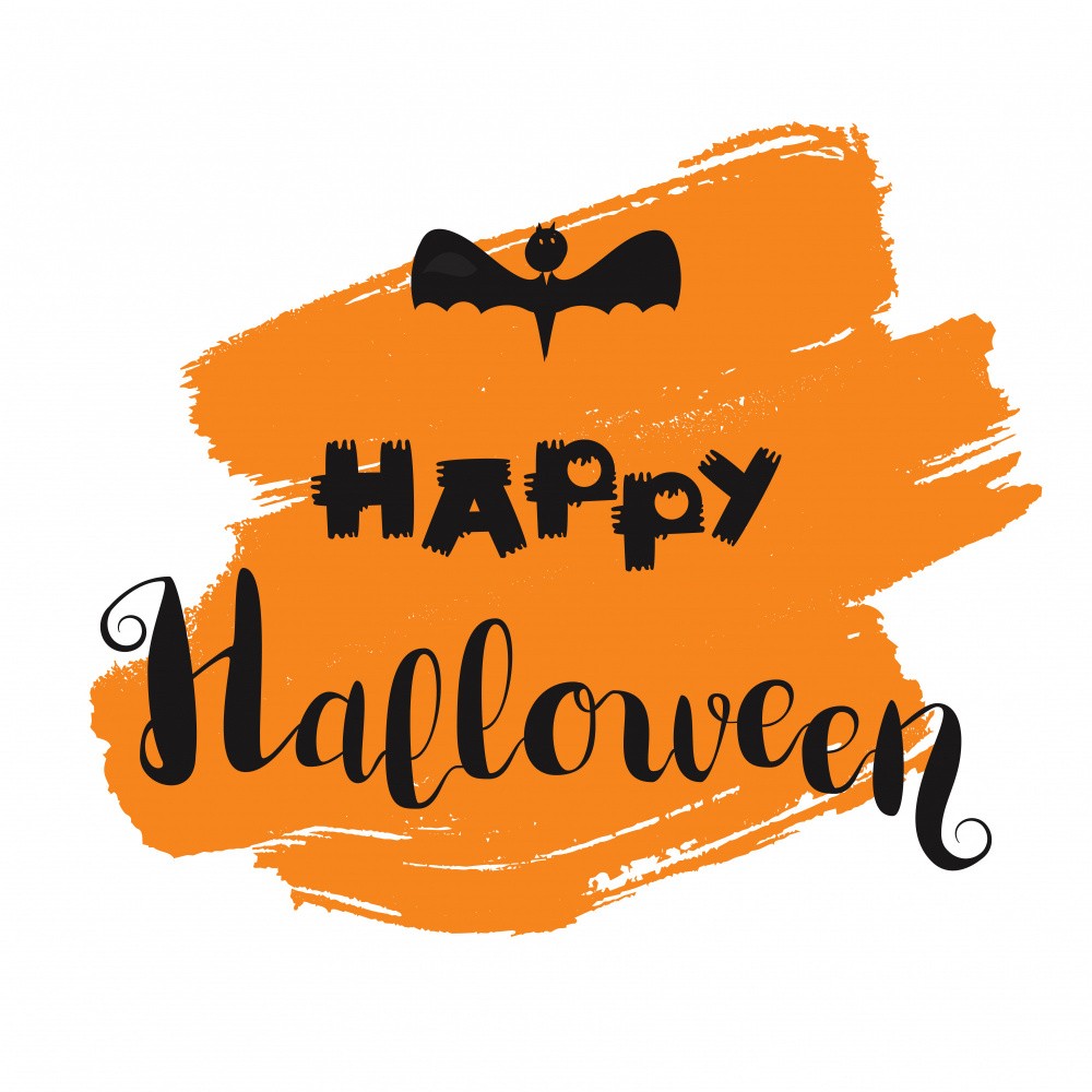 Happy Halloween Simple Scary Concept