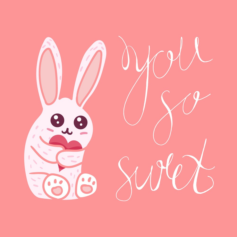 Sweet Bunny Heart