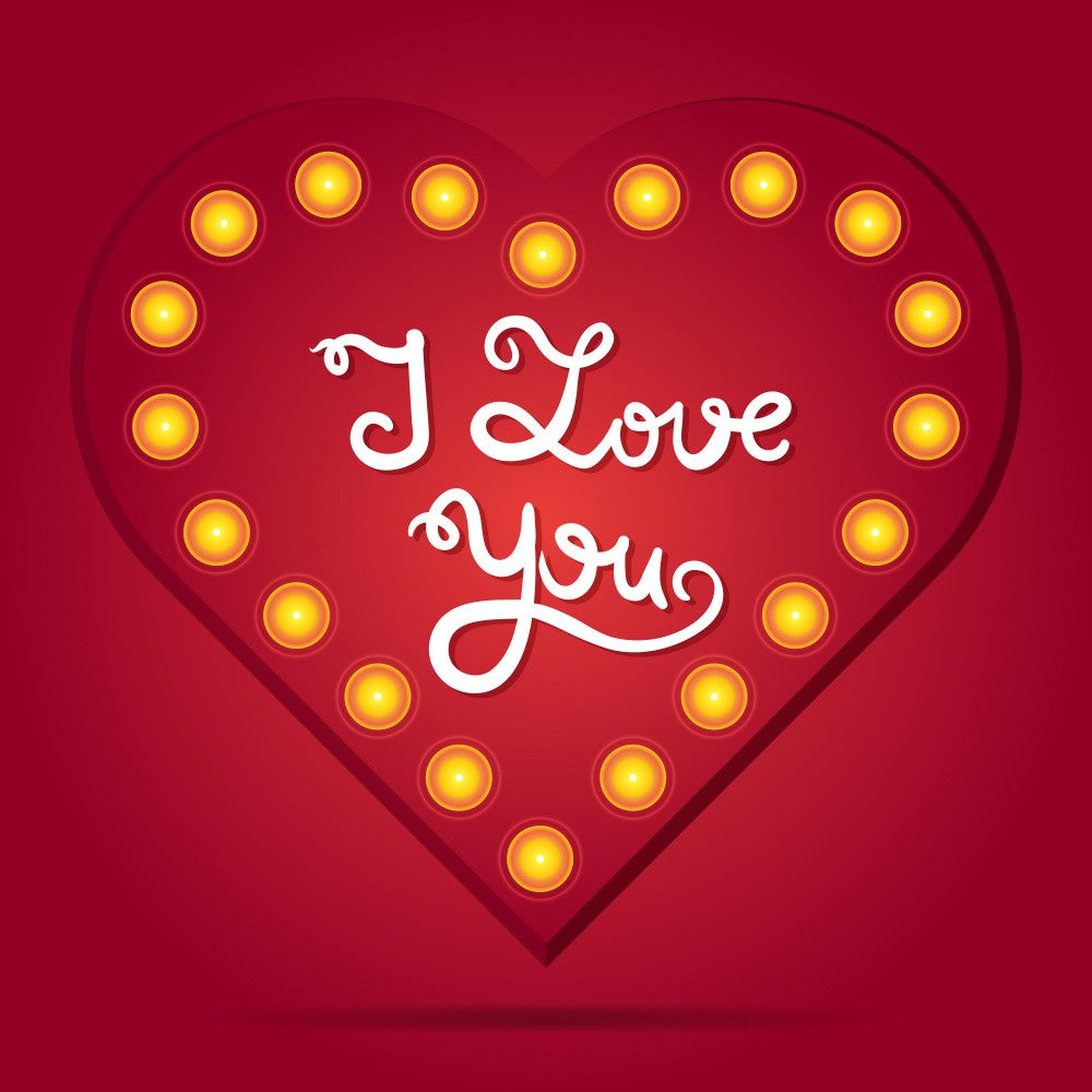 Glowing Heart Message