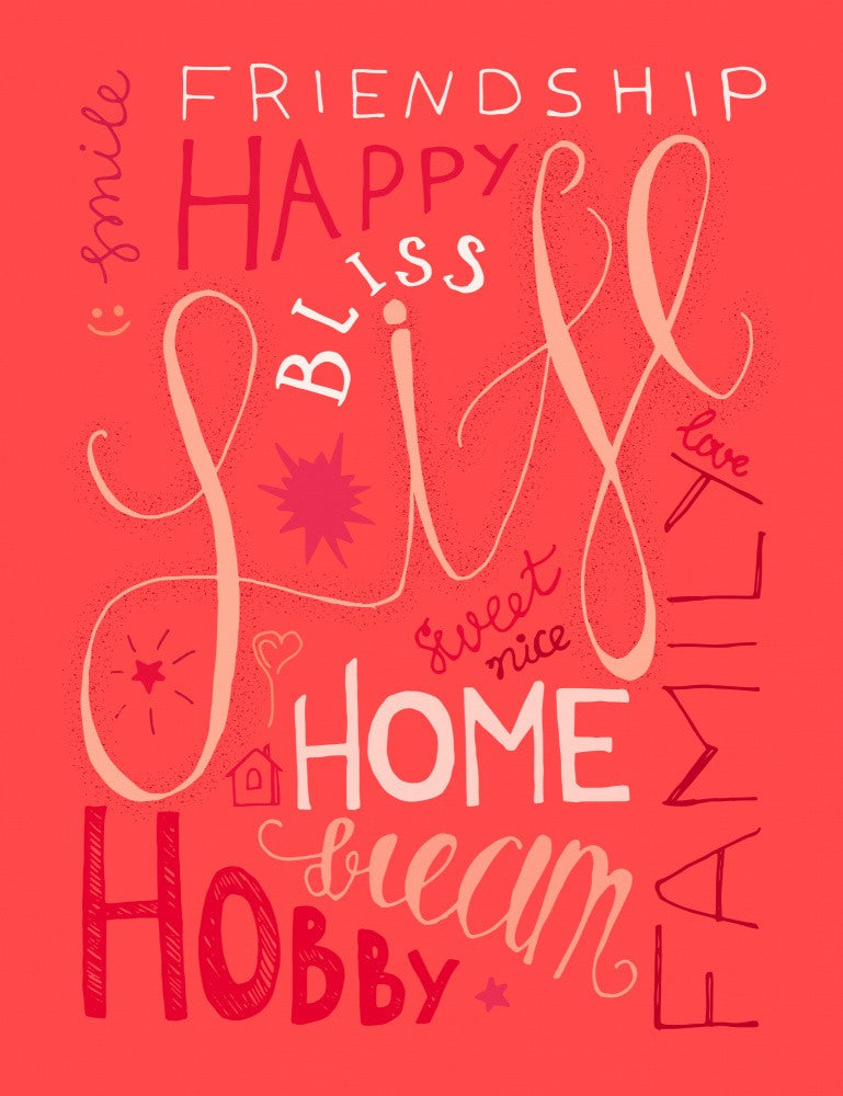 Life Motion Lettering Art