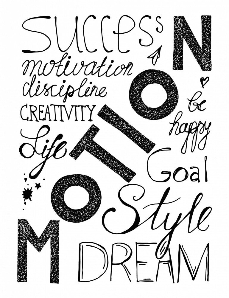 Inspired Words Collage