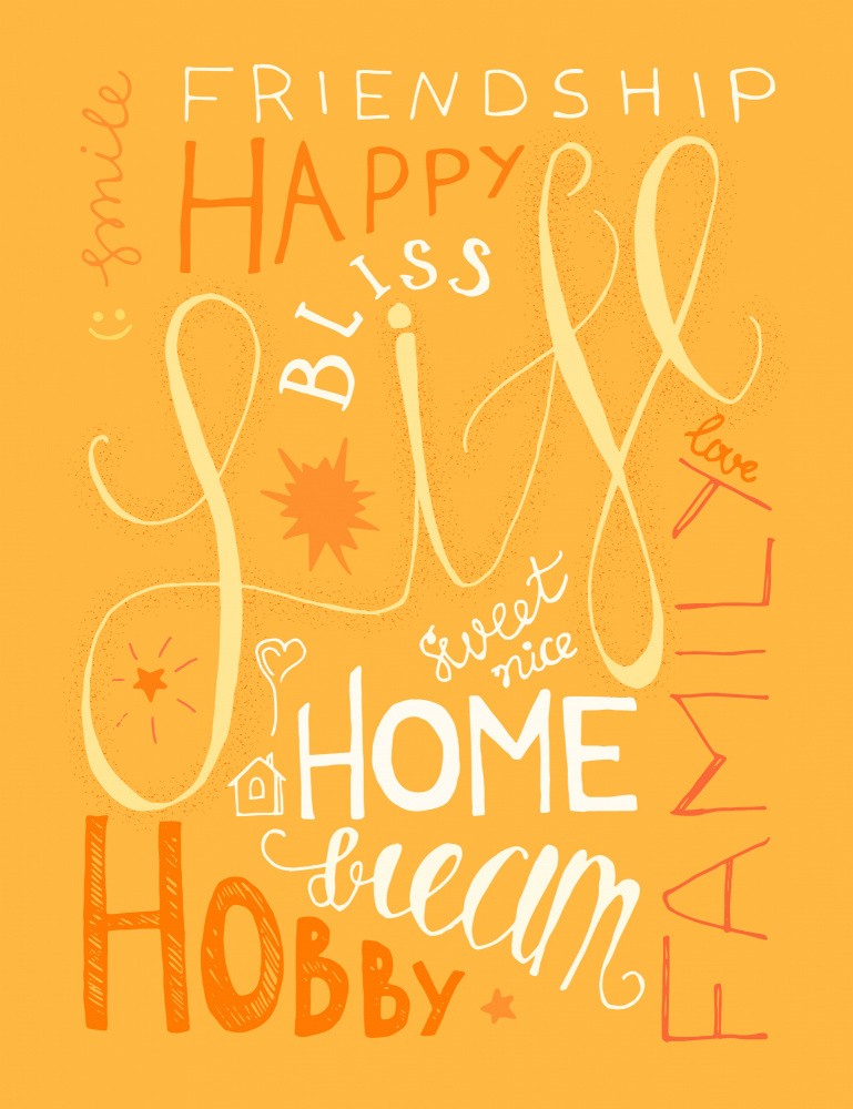 Life Motion Lettering Art