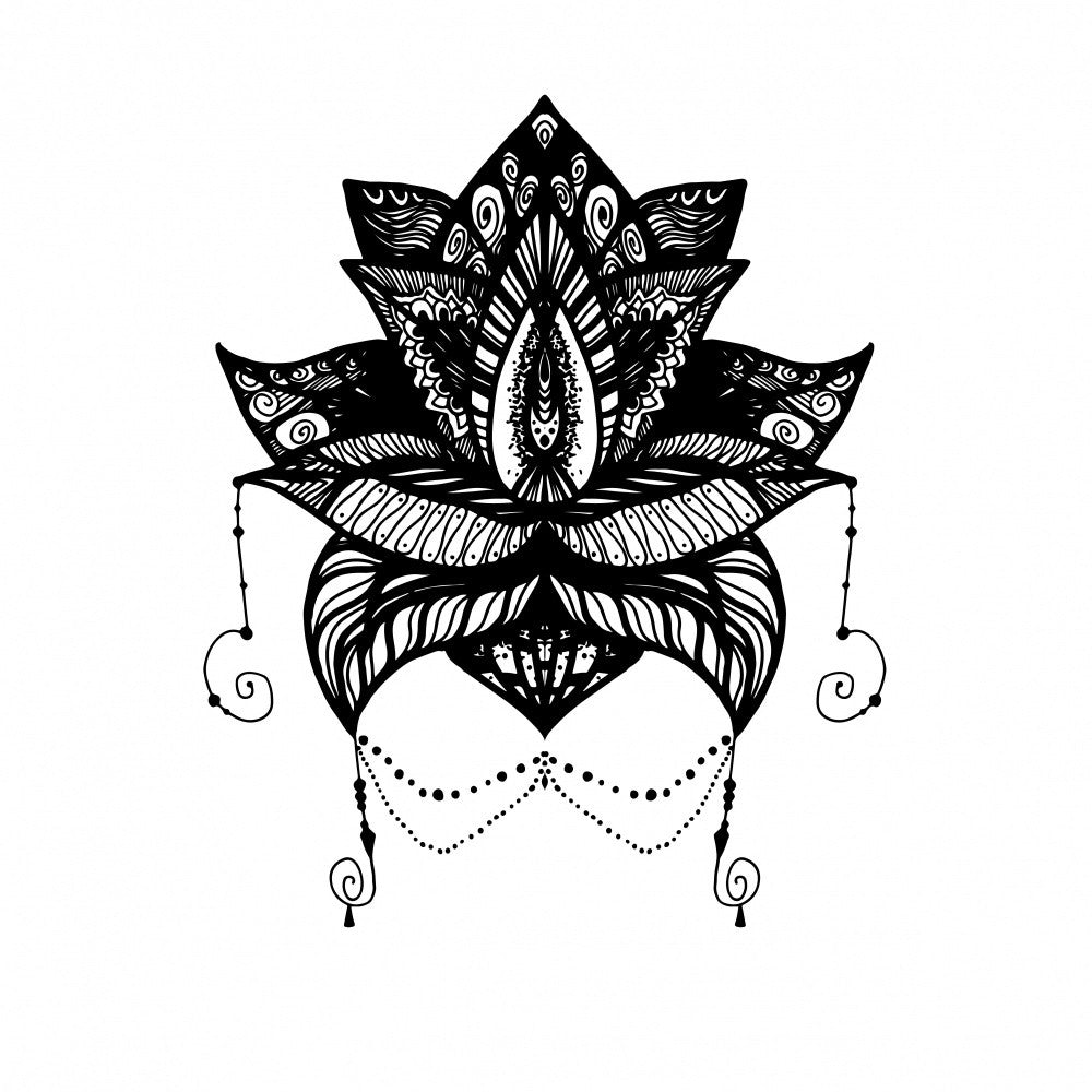 Elegant Lotus Mandala