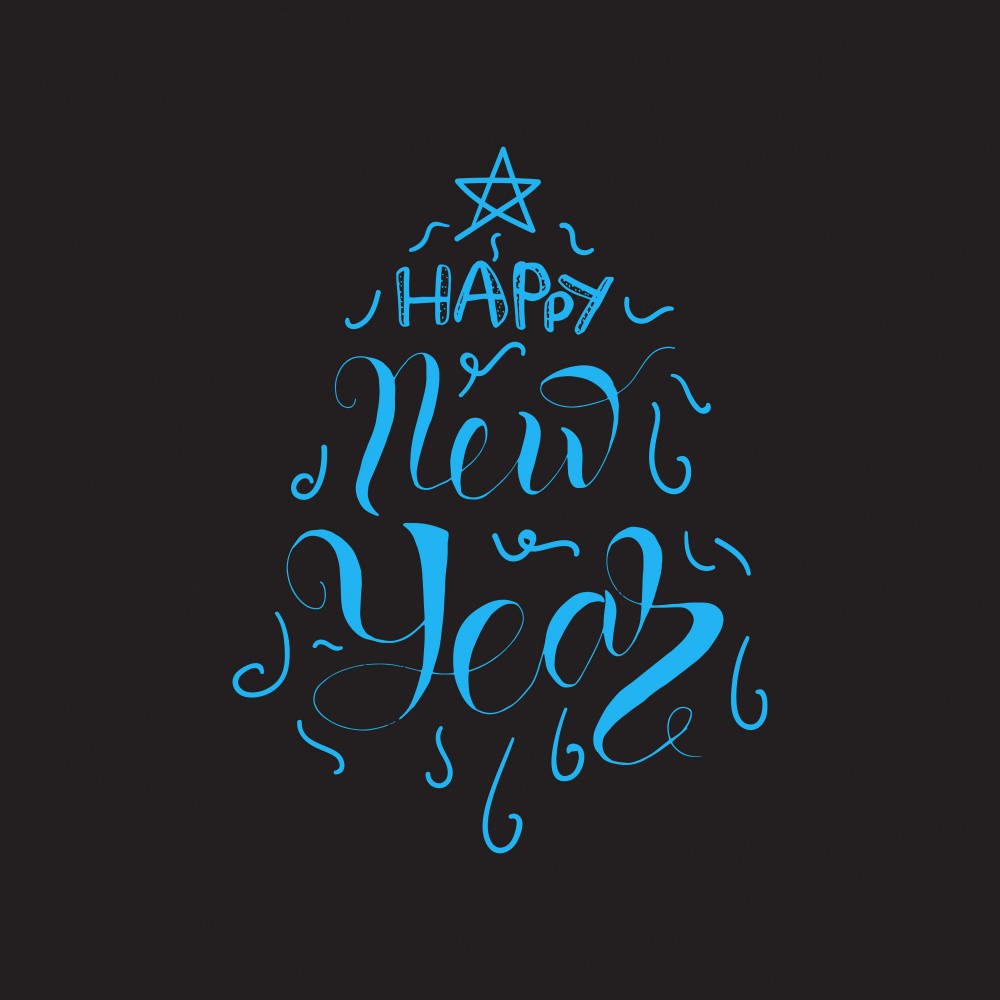 New Year's Tree Glow