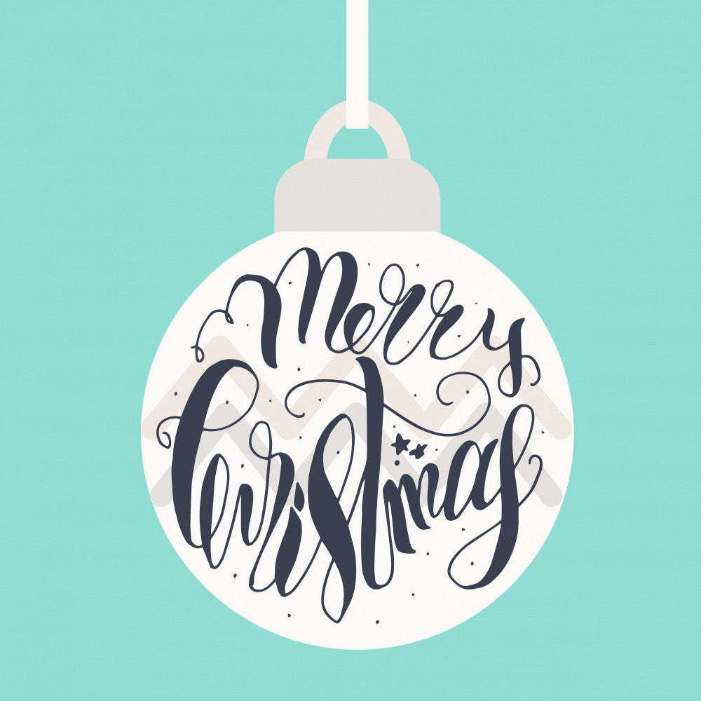 Merry Christmas Lettering Art