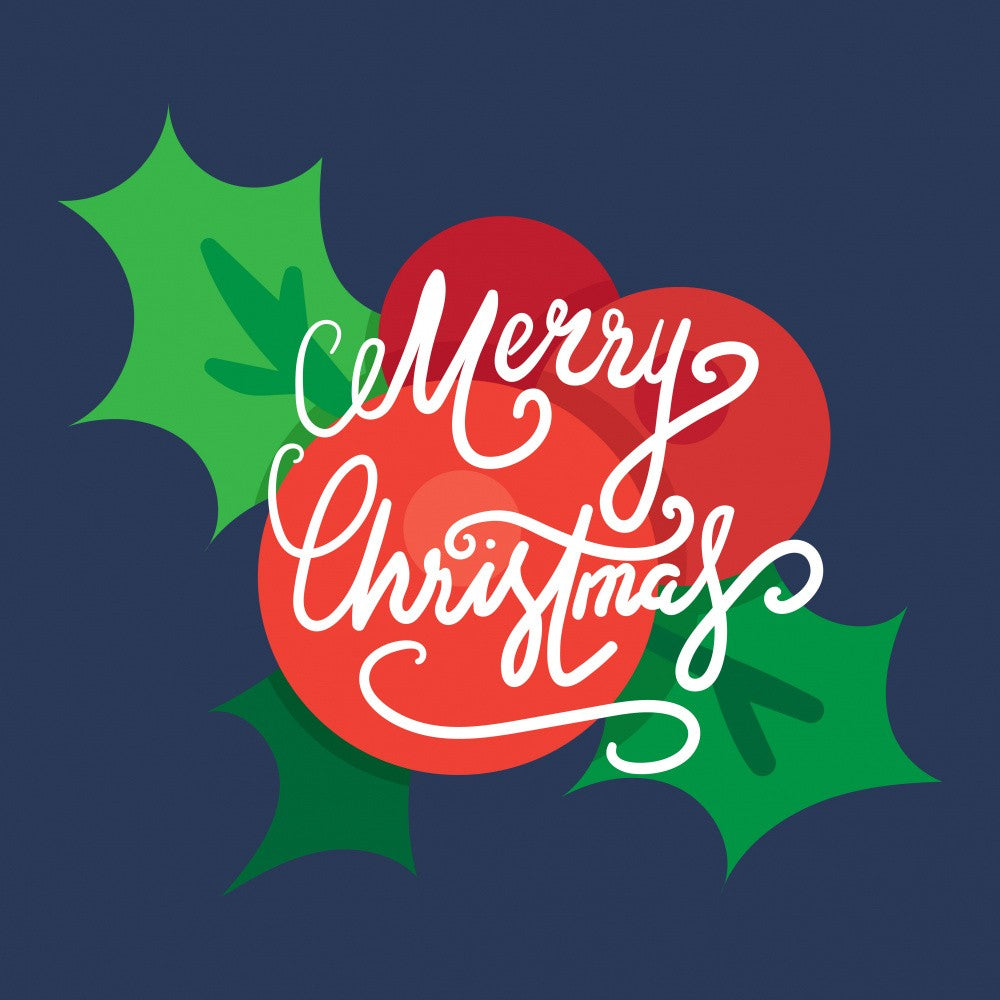 Merry Christmas Lettering Art