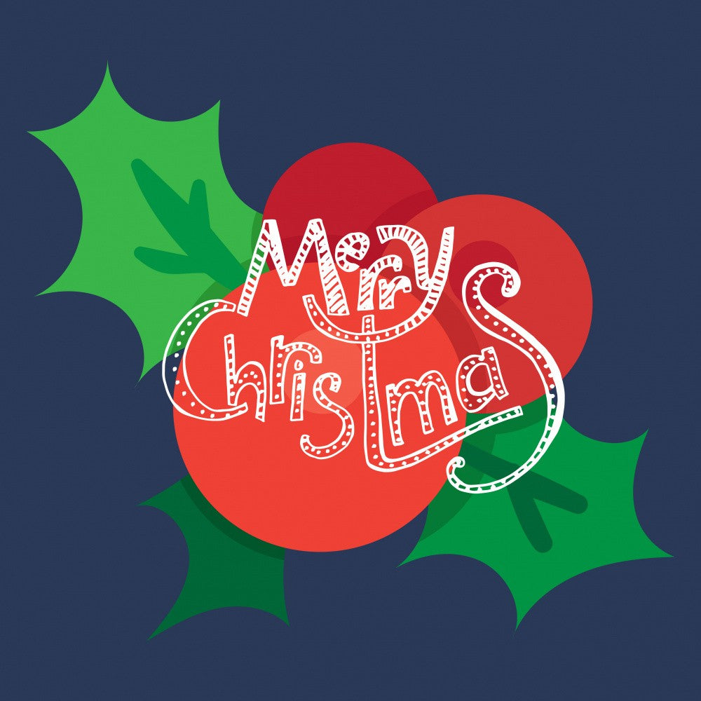 Merry Christmas Lettering Art