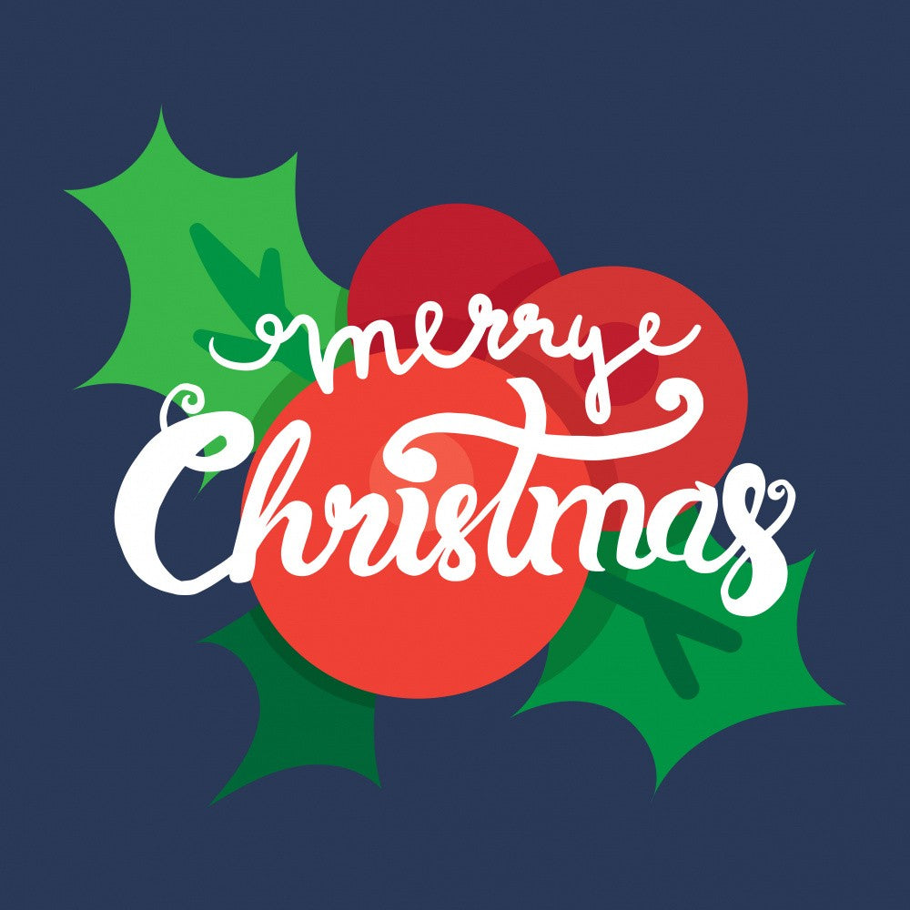 Merry Christmas Lettering Art