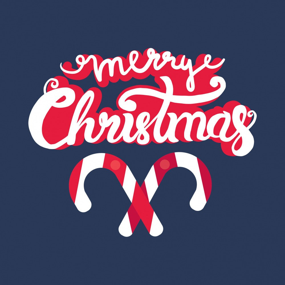 Merry Christmas Lettering Art