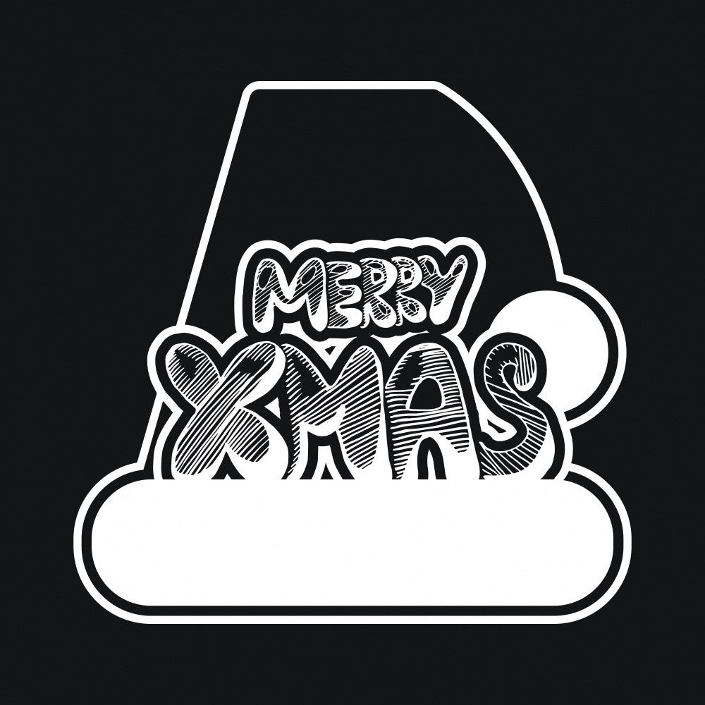 Merry Christmas Lettering Art