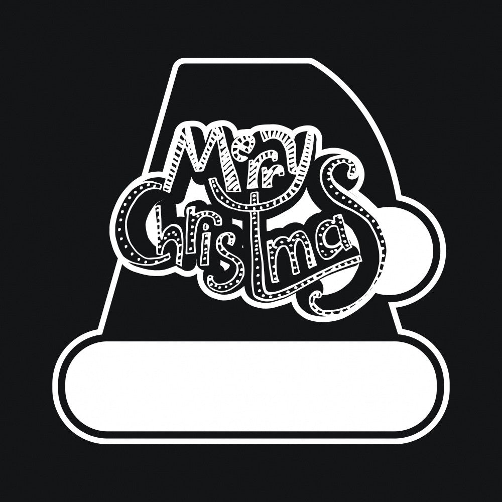 Merry Christmas Lettering Art