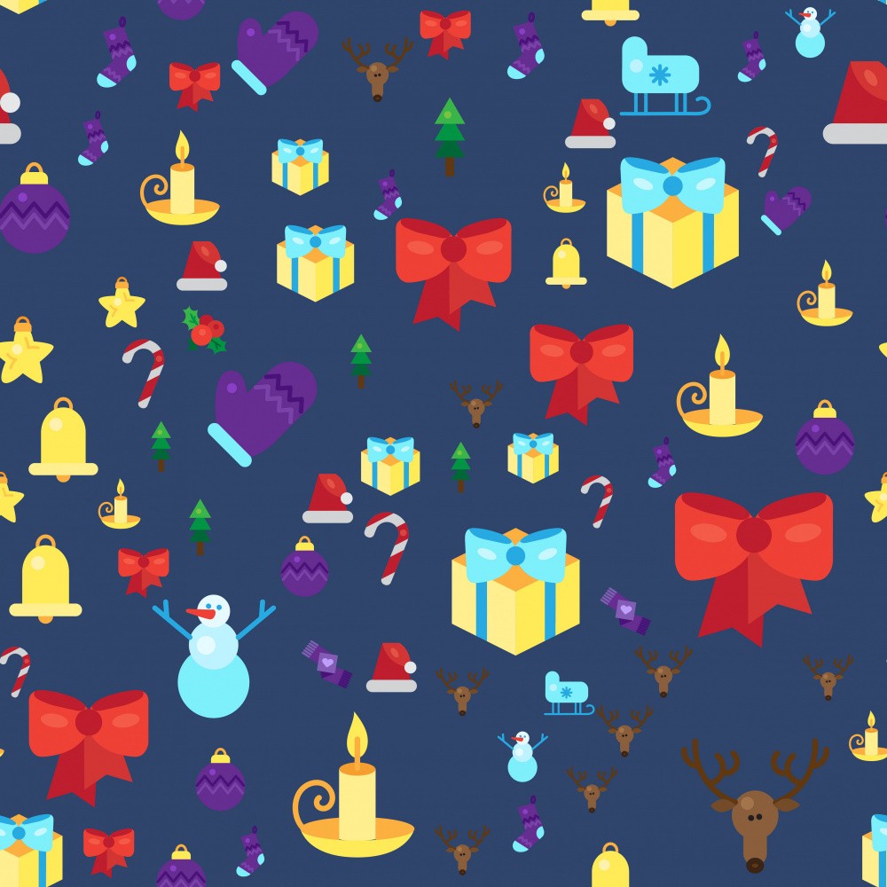 Merry Xmas Art Pattern