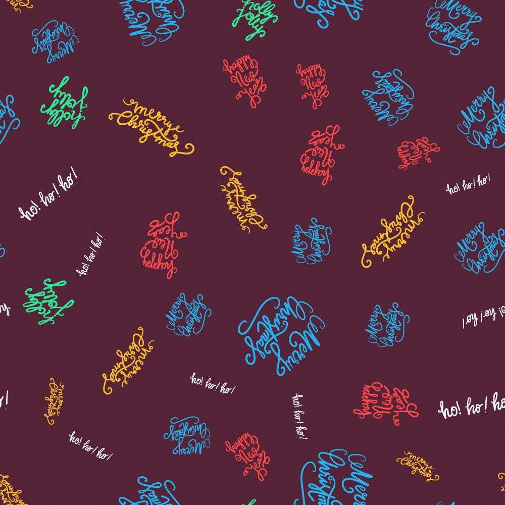 Merry Xmas Art Pattern