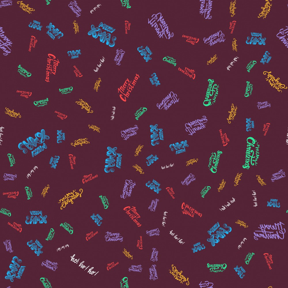 Merry Xmas Art Pattern