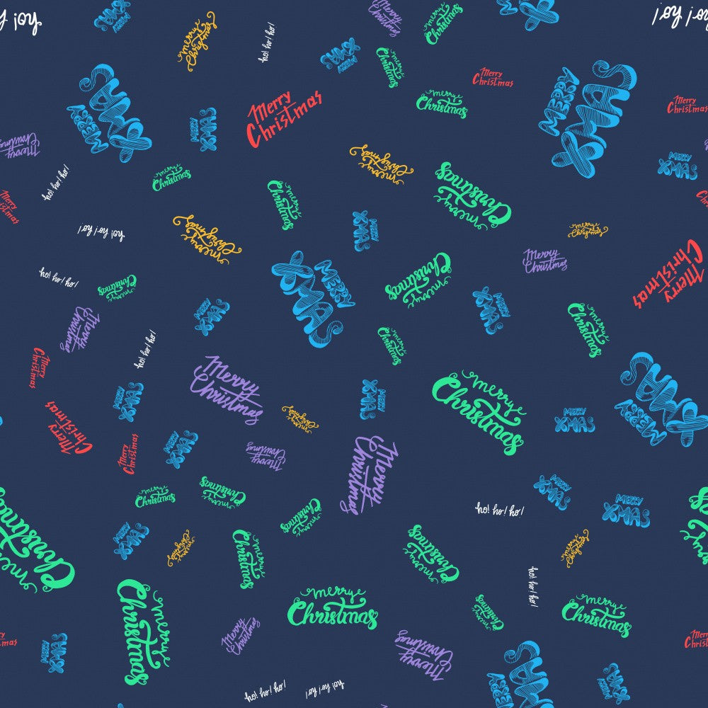 Merry Xmas Art Pattern