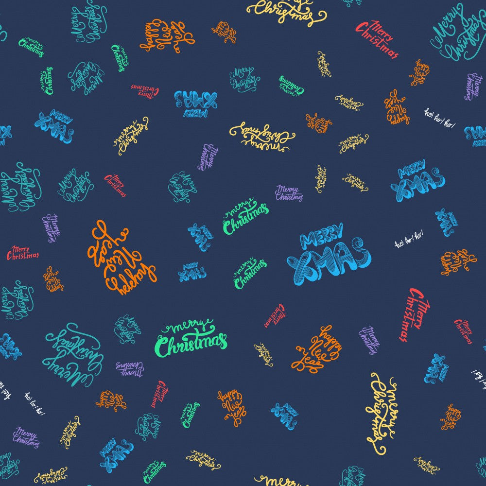 Merry Xmas Art Pattern