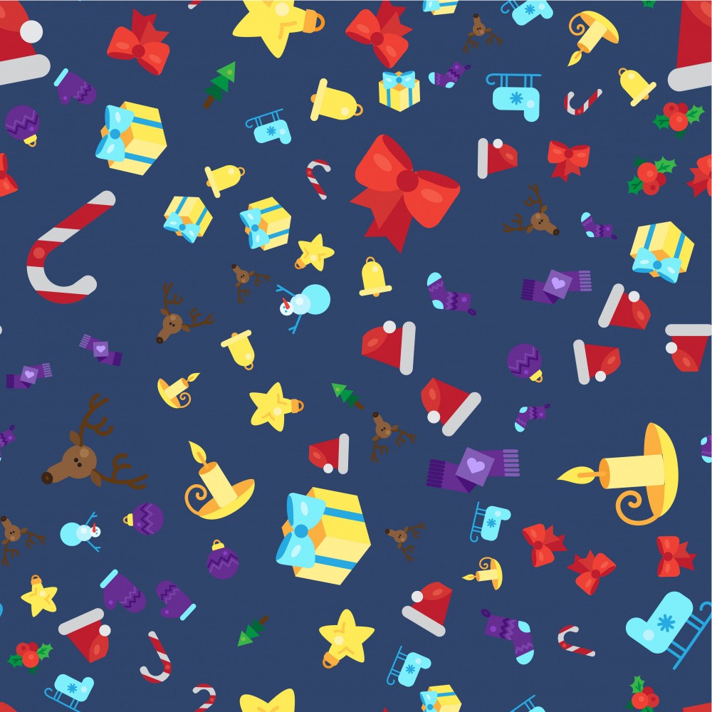 Merry Xmas Art Pattern