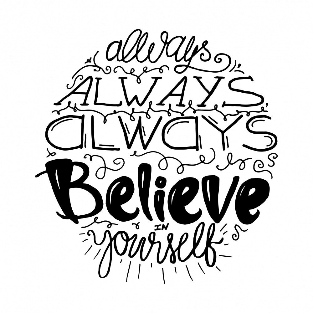 Motivational Lettering Art
