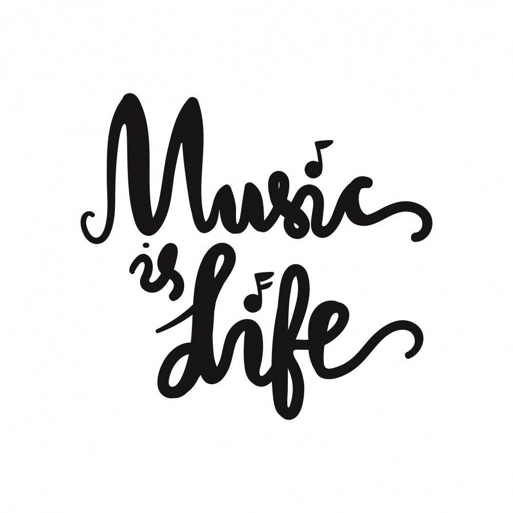 Music Art Lettering