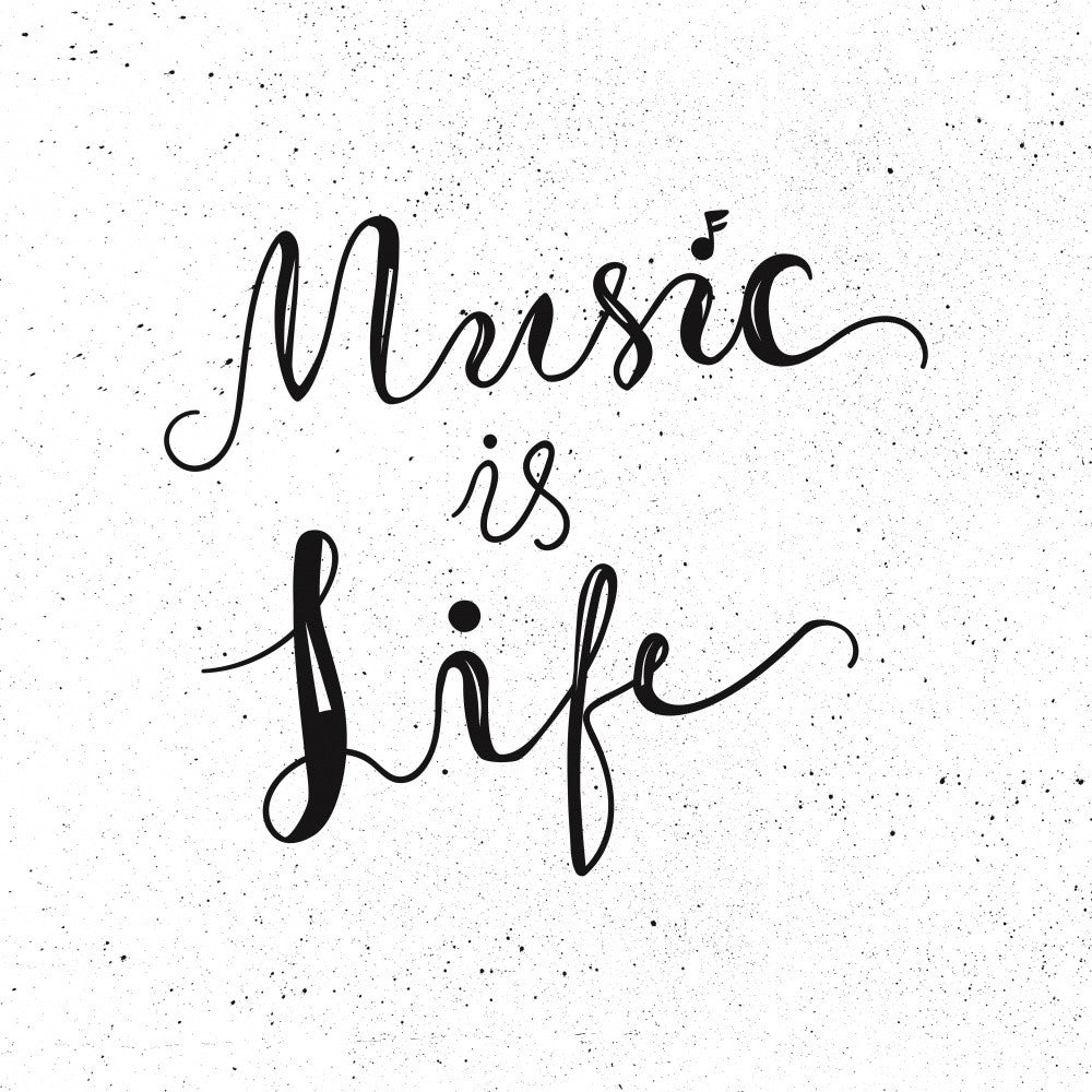 Music Art Lettering