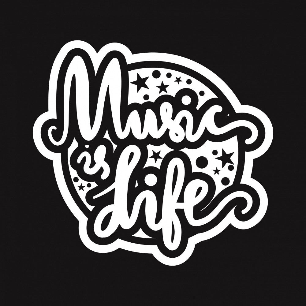 Music Art Lettering