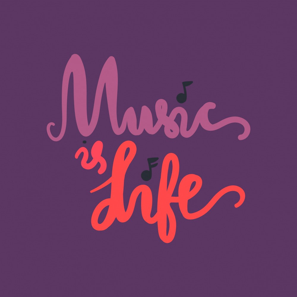 Music Art Lettering