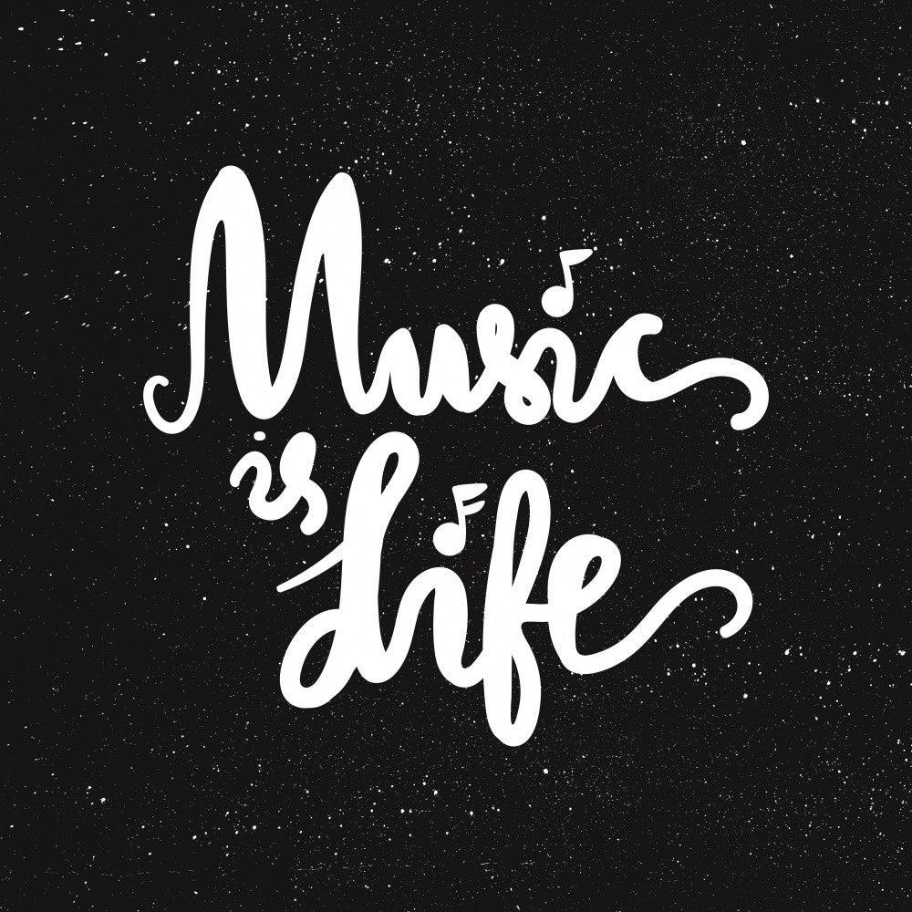 Music Art Lettering