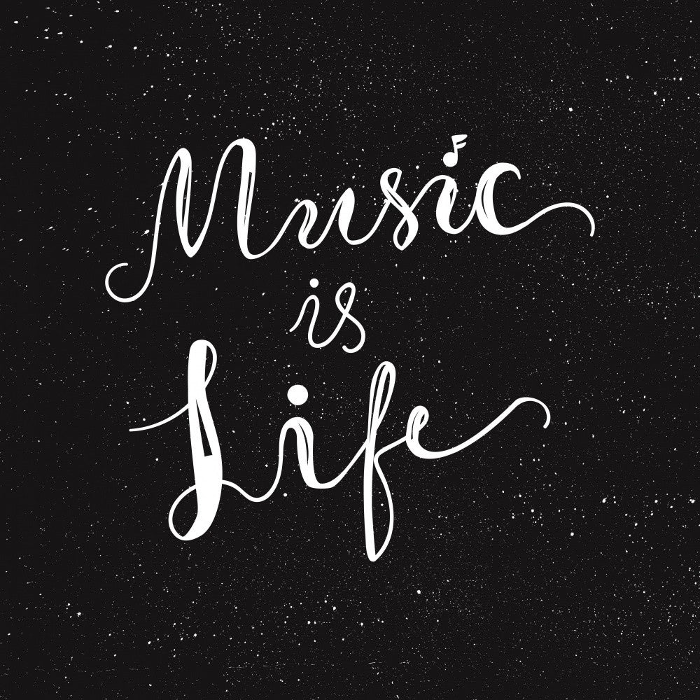 Music Art Lettering