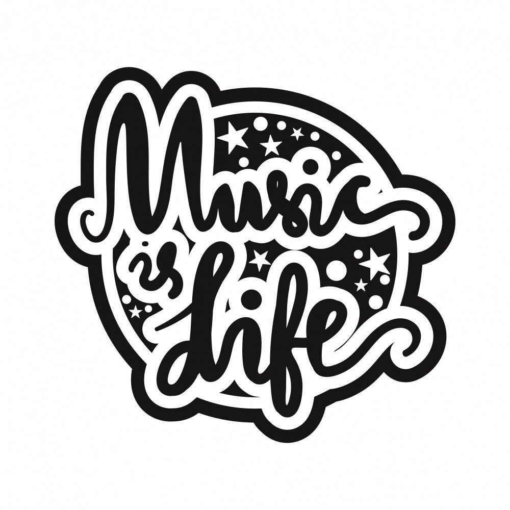 Music Art Lettering
