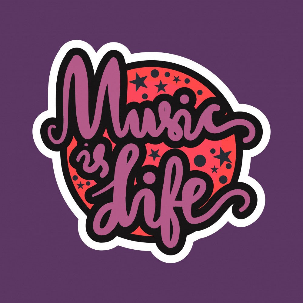 Music Art Lettering