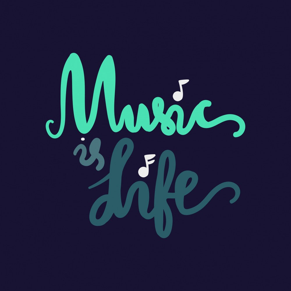 Music Art Lettering