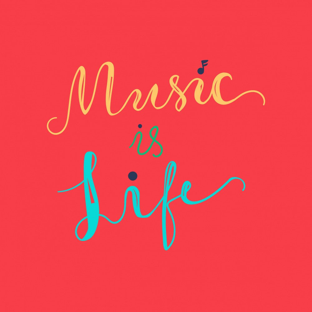 Music Art Lettering