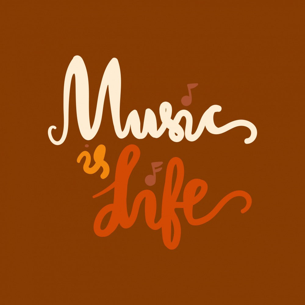 Music Art Lettering
