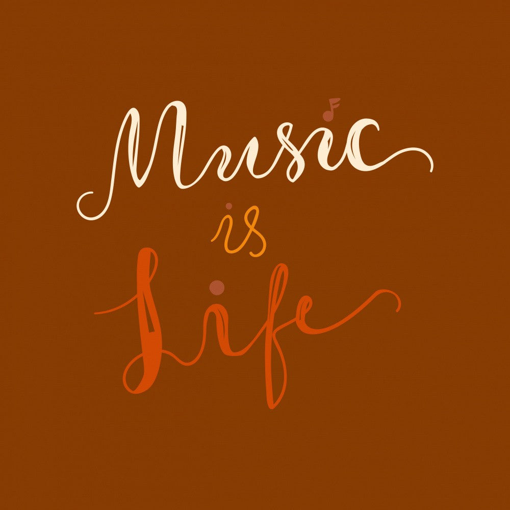 Music Art Lettering