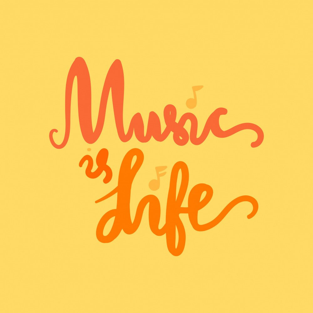 Music Art Lettering