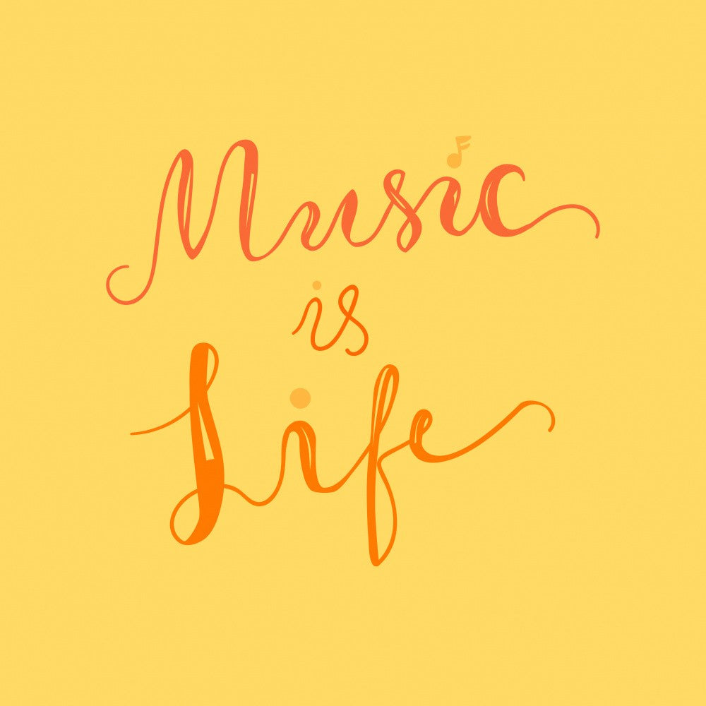 Music Art Lettering