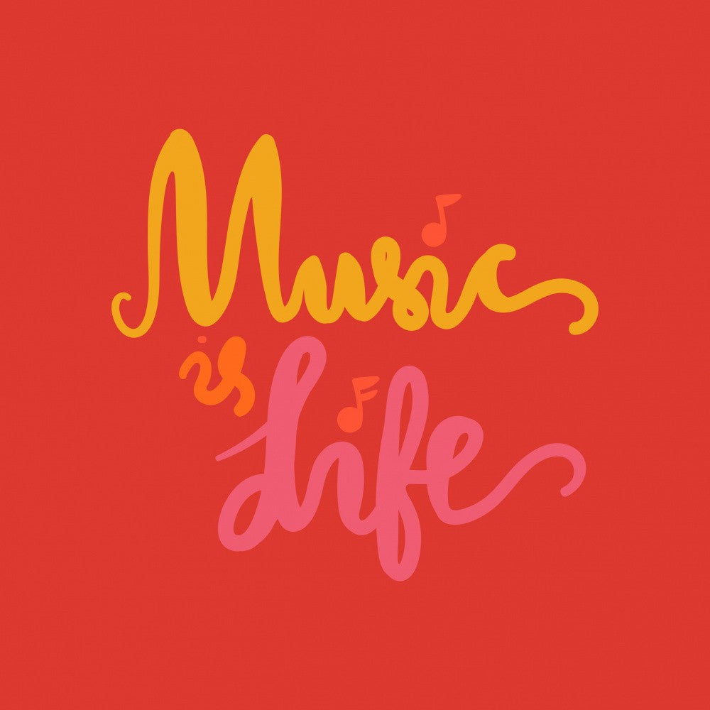 Music Art Lettering