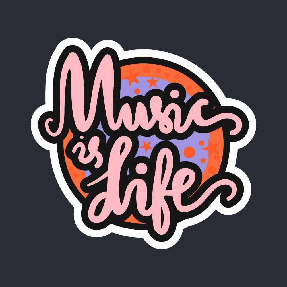 Music Art Lettering
