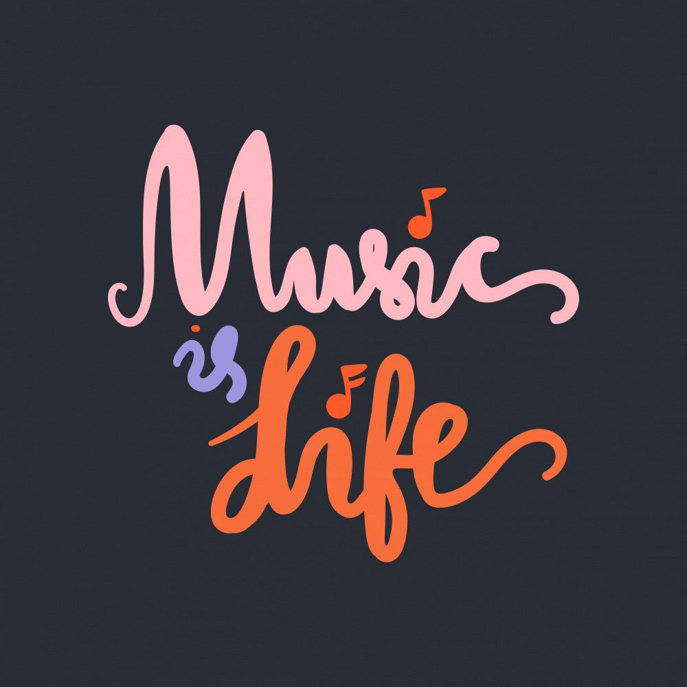 Music Art Lettering
