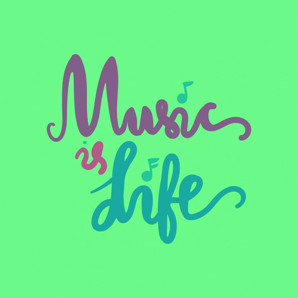 Music Art Lettering