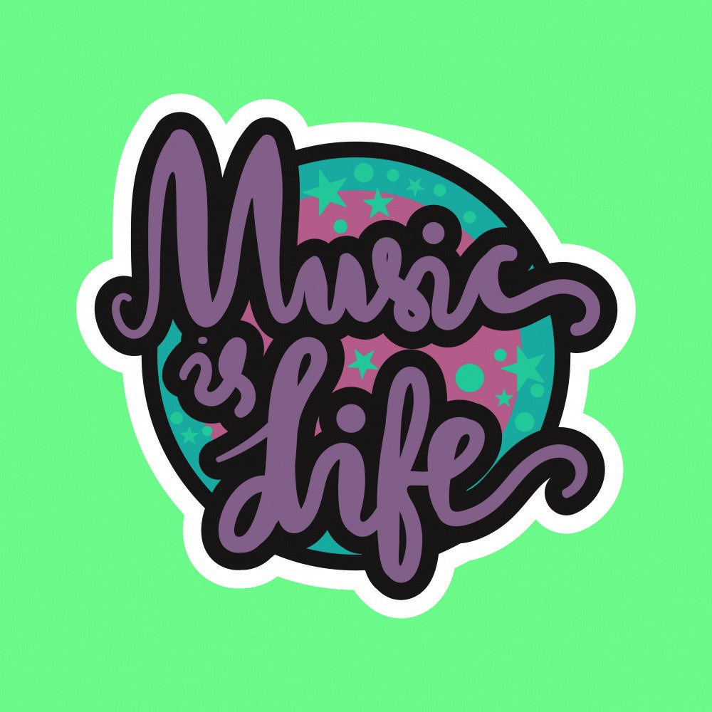 Music Art Lettering