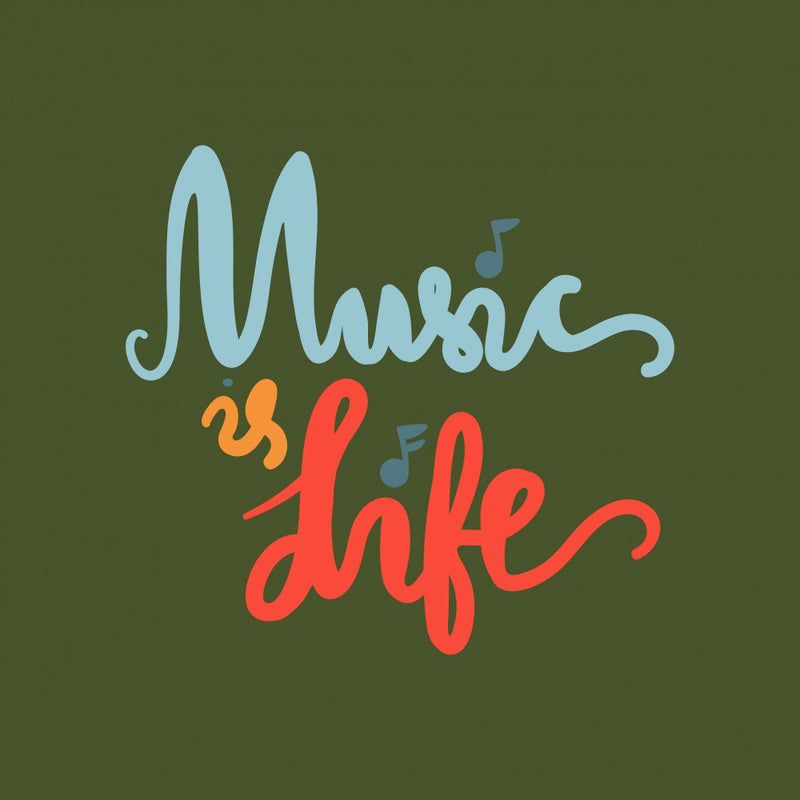 Music Art Lettering