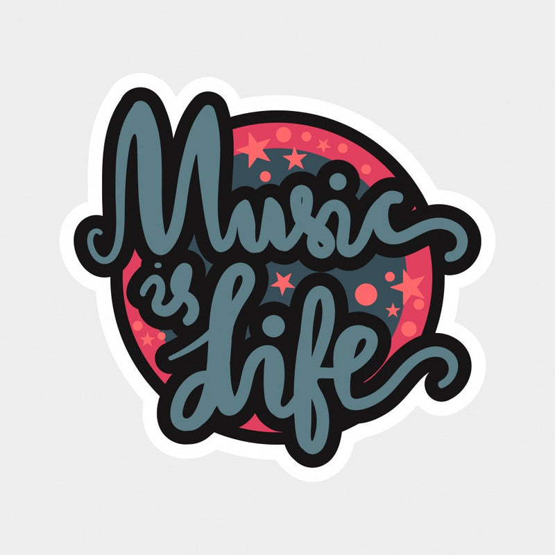 Music Art Lettering