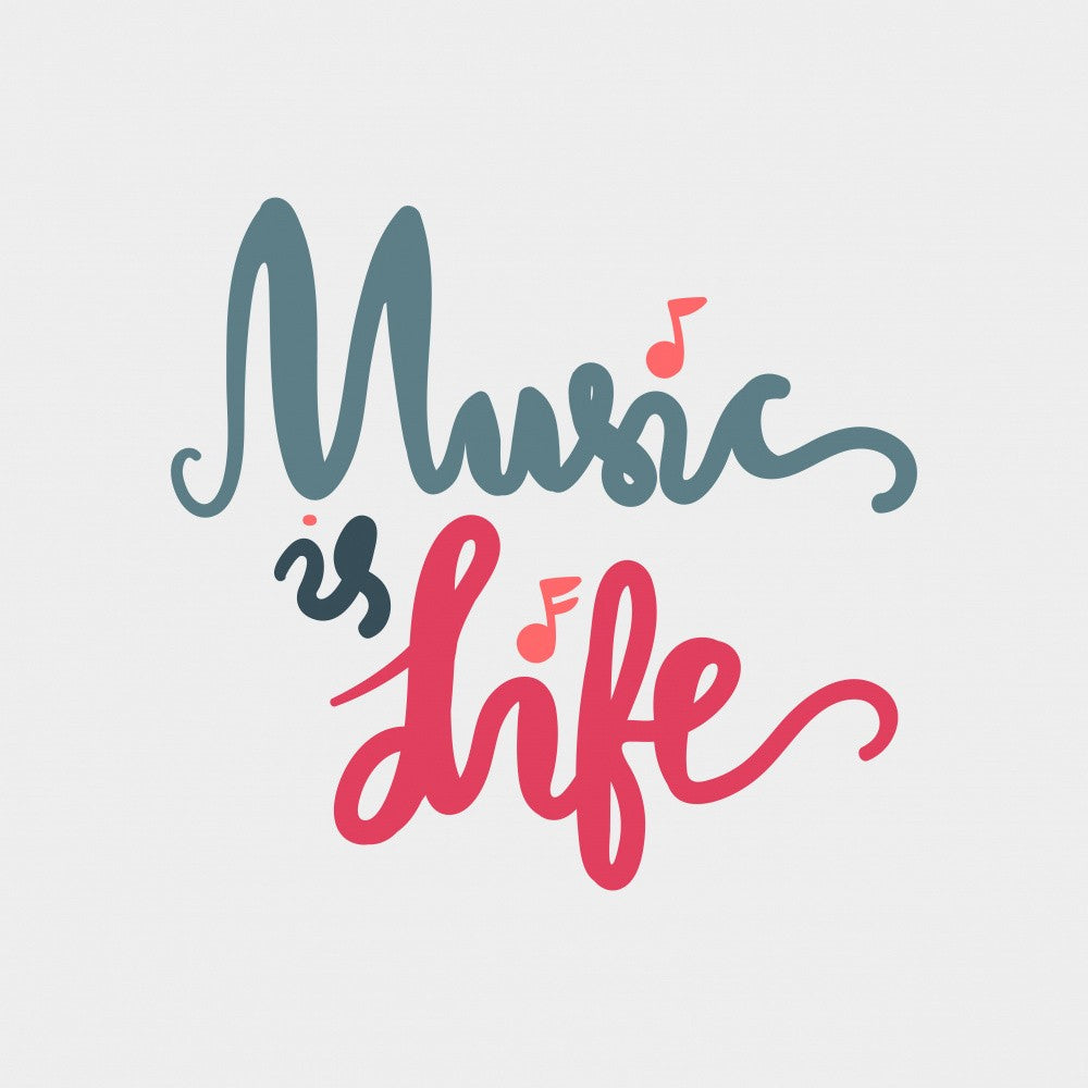 Music Art Lettering