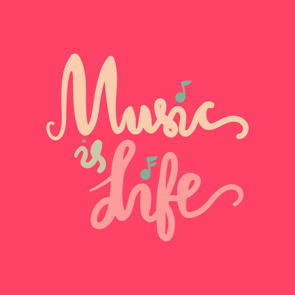 Music Art Lettering