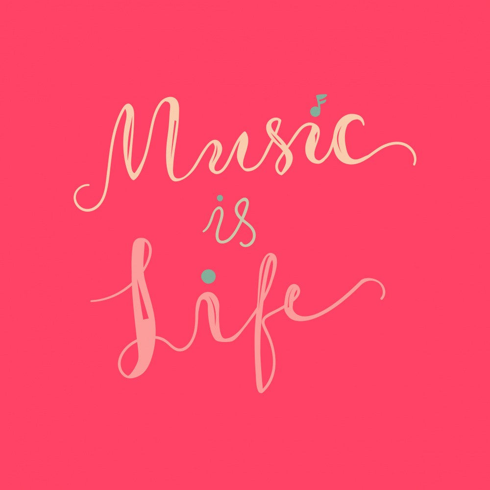 Music Art Lettering