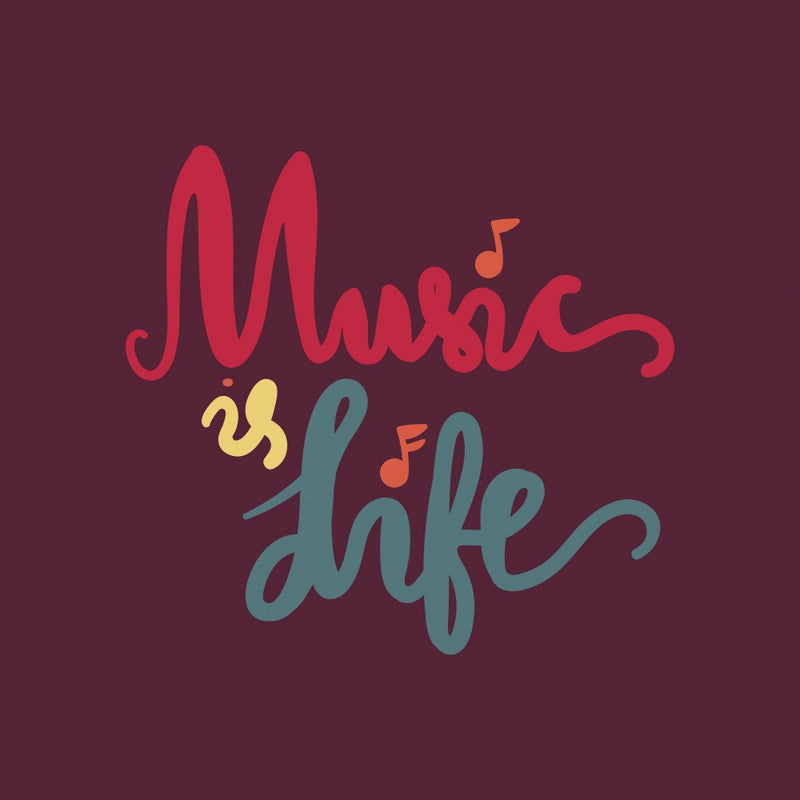 Music Art Lettering