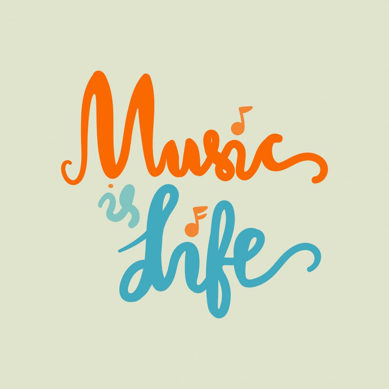 Music Art Lettering