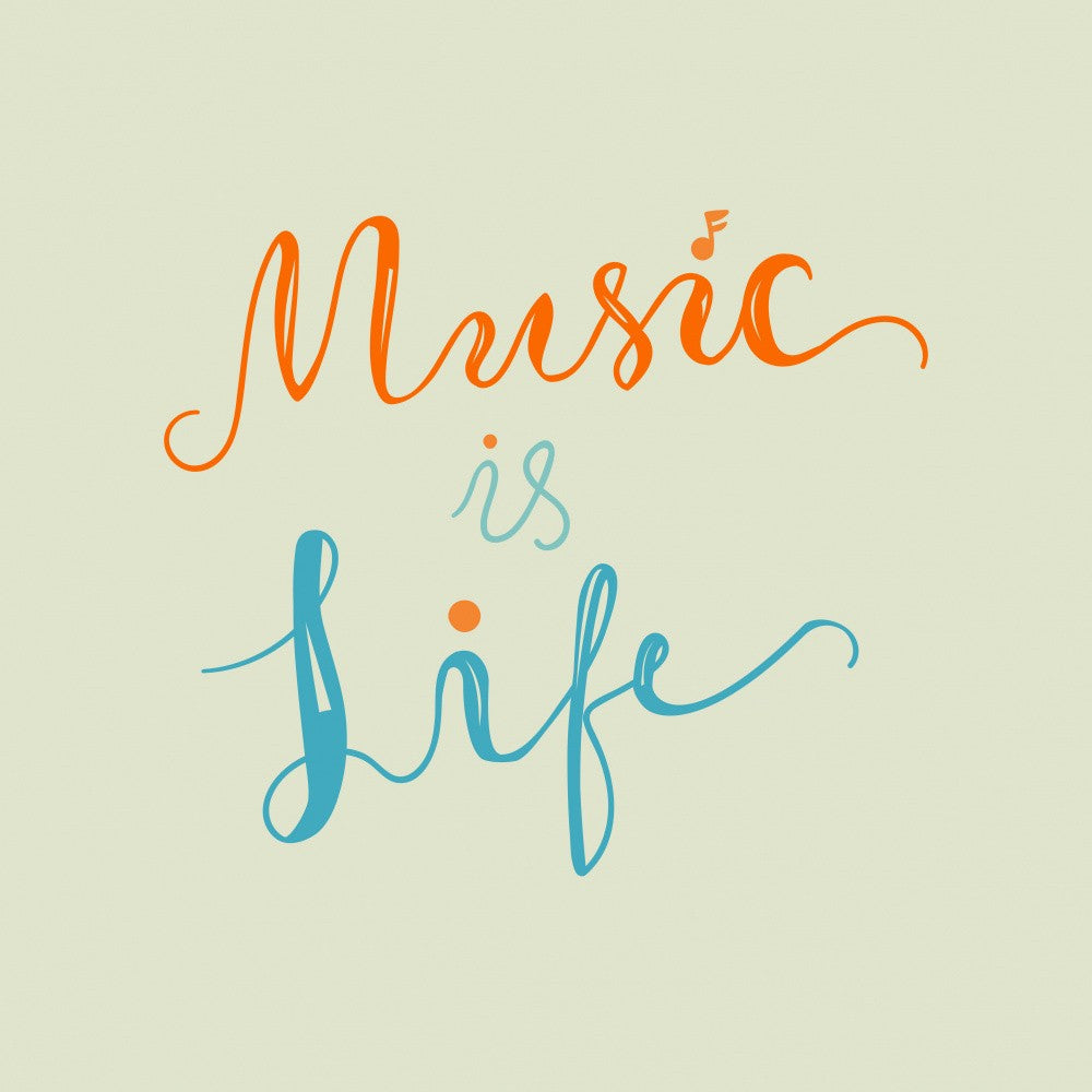 Music Art Lettering