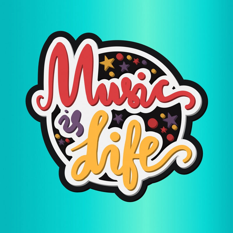 Music Art Lettering
